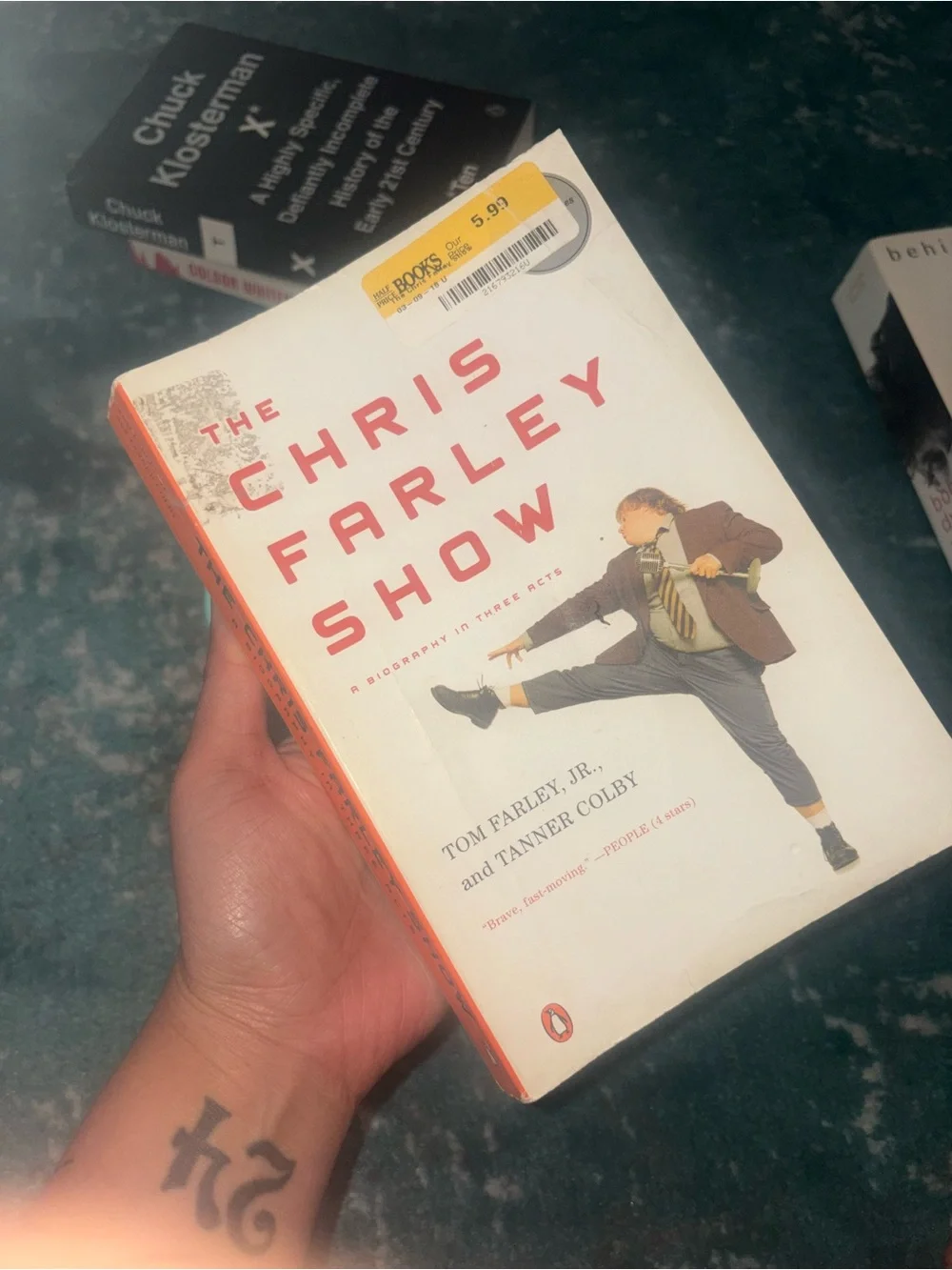 4 Book Bundle! Bob Dylan, Chris Farley, Chuck Klosterman, The Nickel Boys
